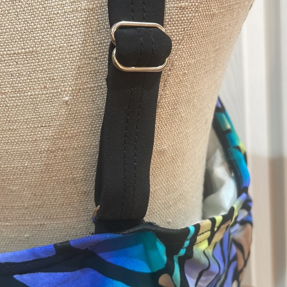 Ocean dreams signature butterfly tankini size 18W green purple turquoise nwts - Picture 6 of 13